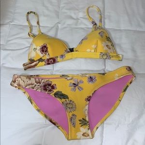 Yellow Triangl Bikini